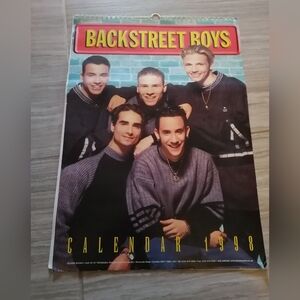 Backstreet Boys 1998 Calendar - Black and Gray